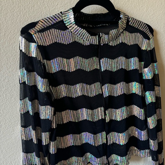Sequin Mesh Top Vintage - Picture 5 of 13